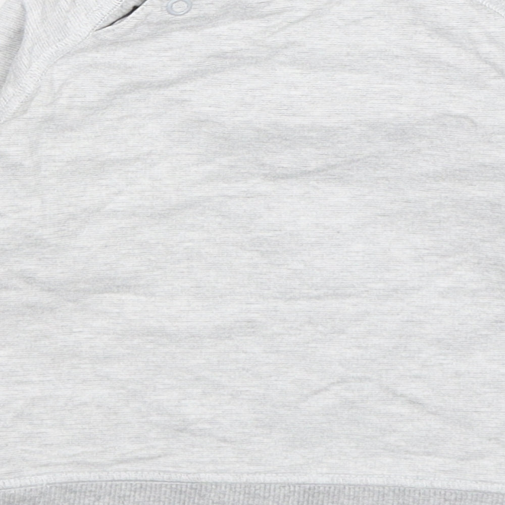F&F Boys Grey  Cotton Pullover Jumper Size 6-9 Months
