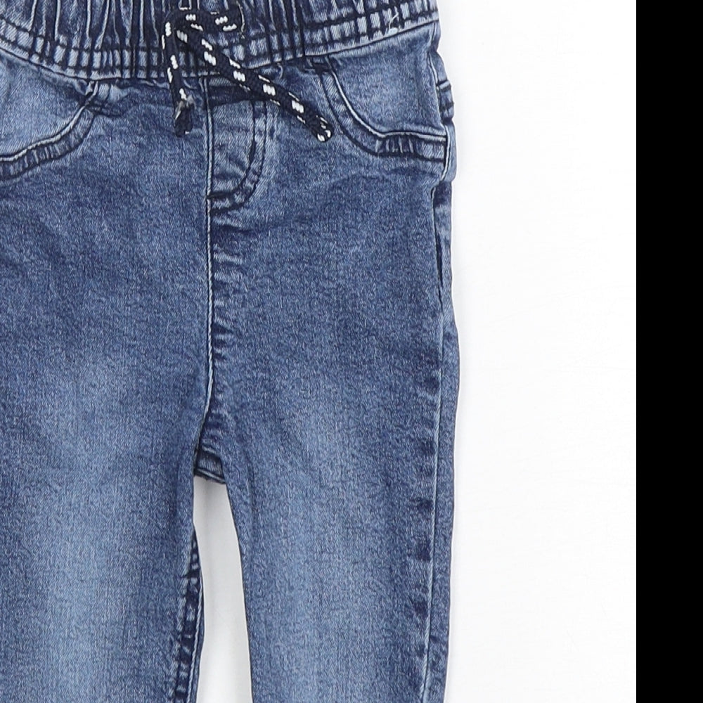 Denim Co Boys Blue  Cotton Capri Jeans Size 12-18 Months
