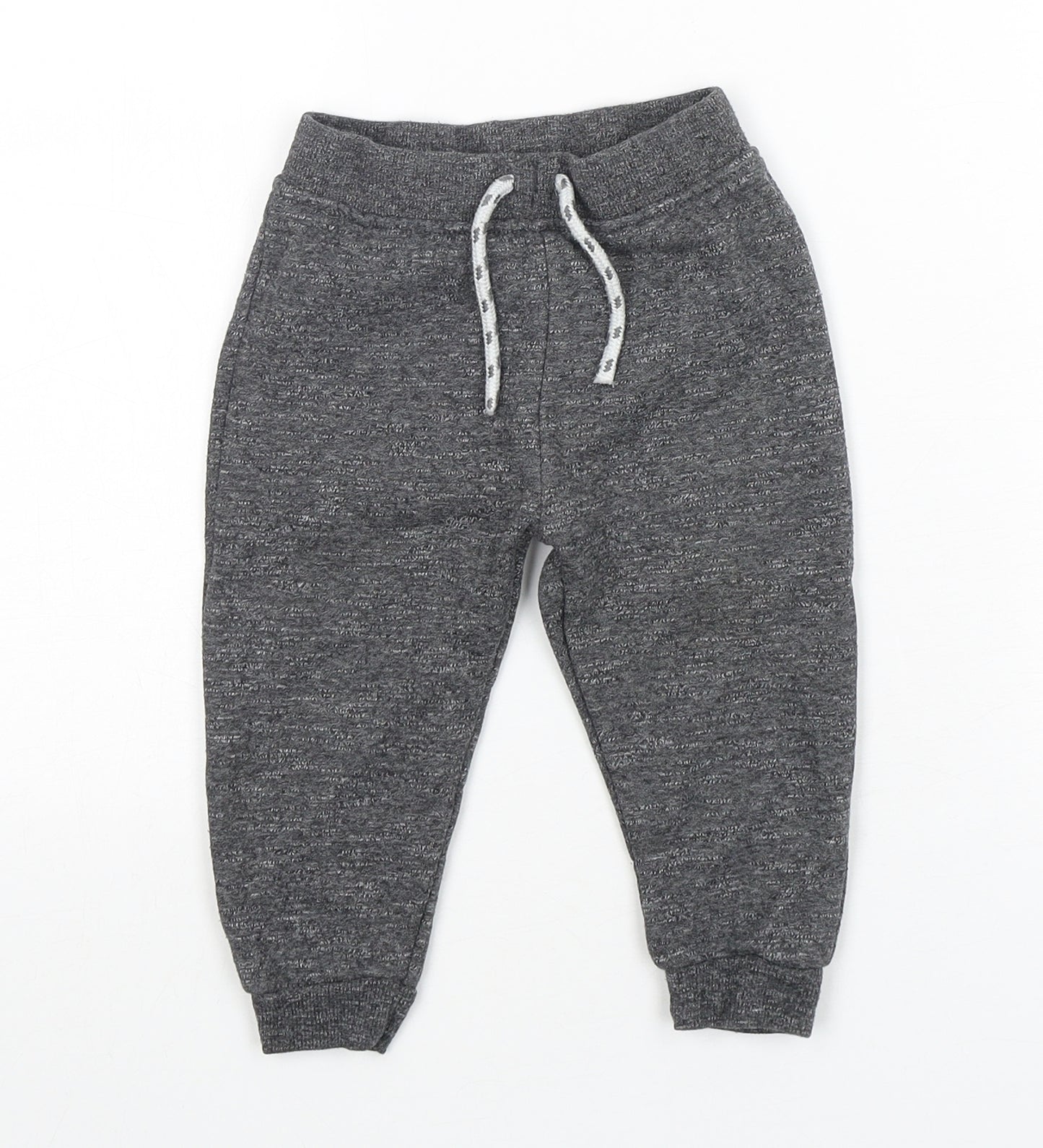 Primark Boys Grey  Polyester Sweatpants Trousers Size 12-18 Months