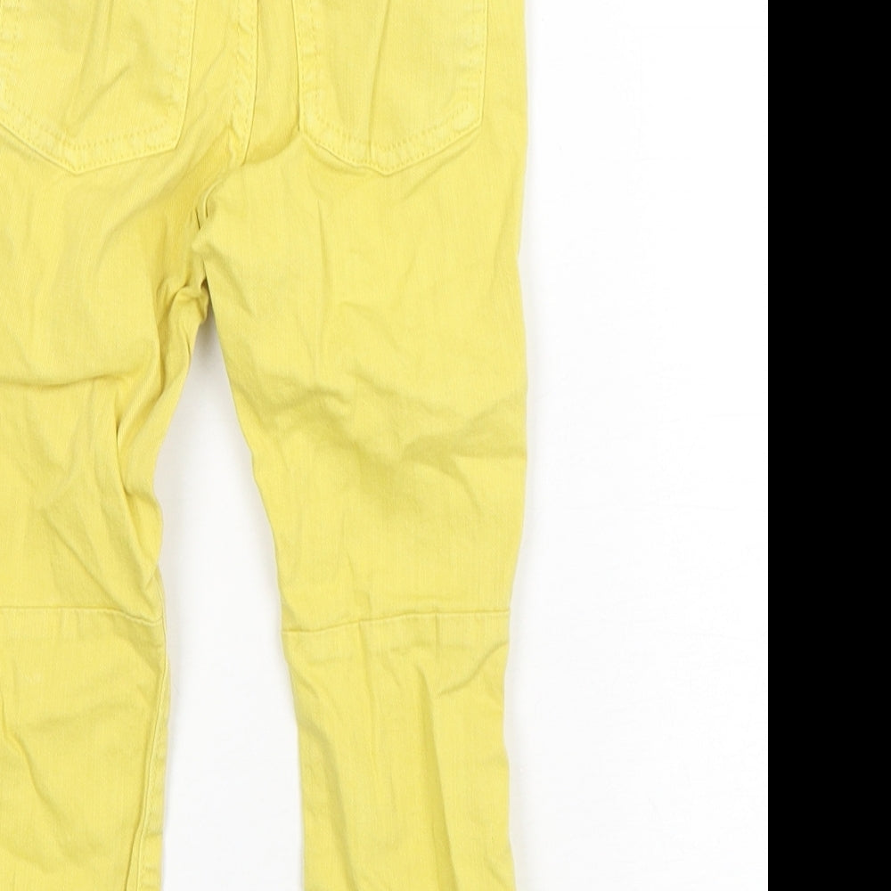 NEXT Boys Yellow  Cotton Capri Jeans Size 18-24 Months
