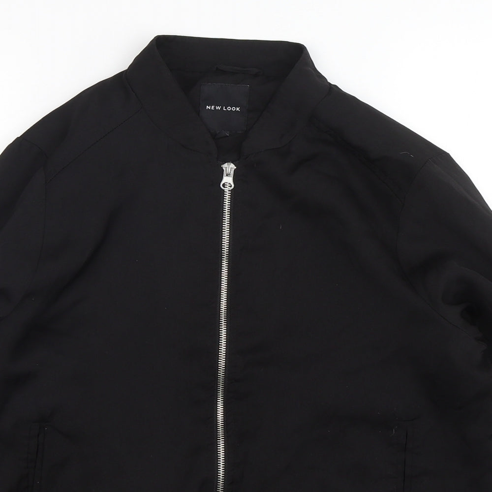 New Look Womens Black   Bomber Jacket Jacket Size 12
