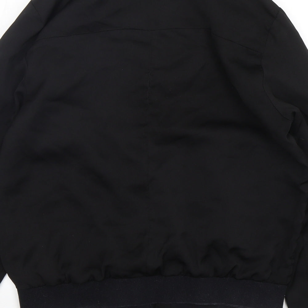 New Look Womens Black   Bomber Jacket Jacket Size 12