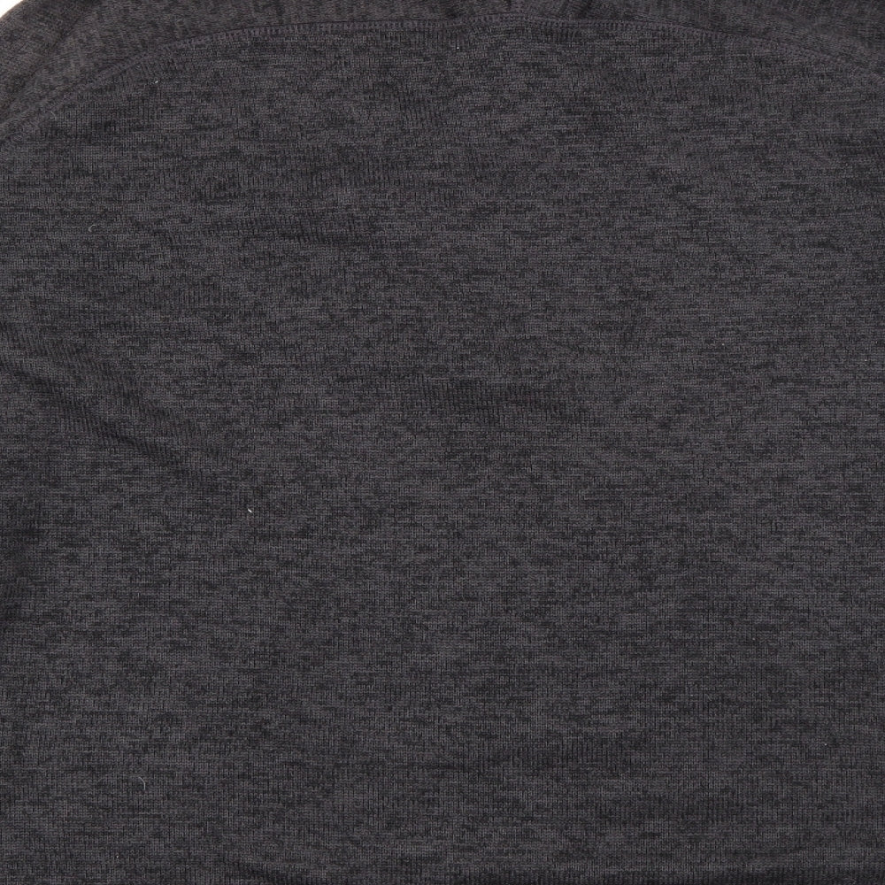 North Ridge Mens Grey High Neck  Polyester Pullover Jumper Size L