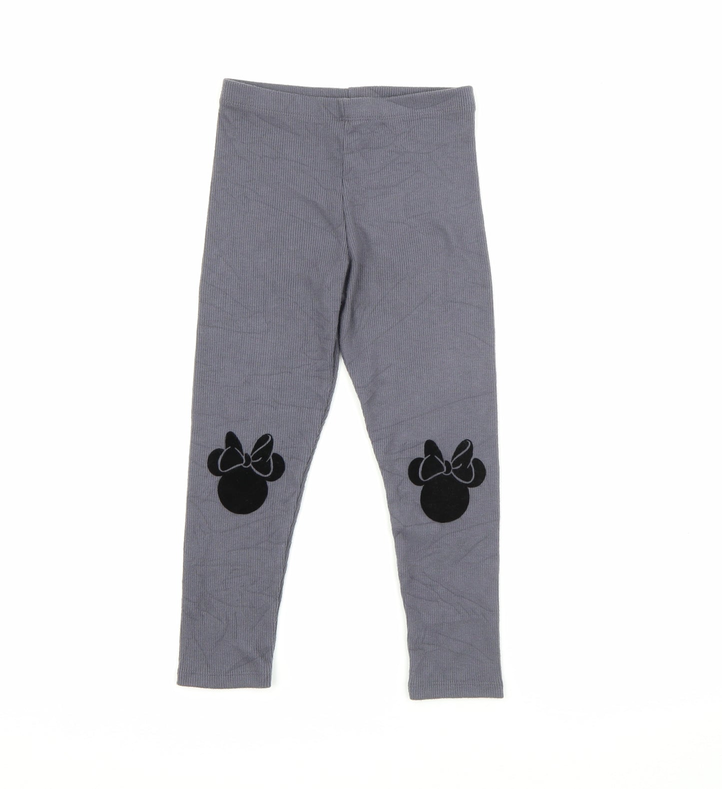 George Girls Purple  Polyester Pedal Pusher Trousers Size 6-7 Years  Regular  - Minnie Mouse