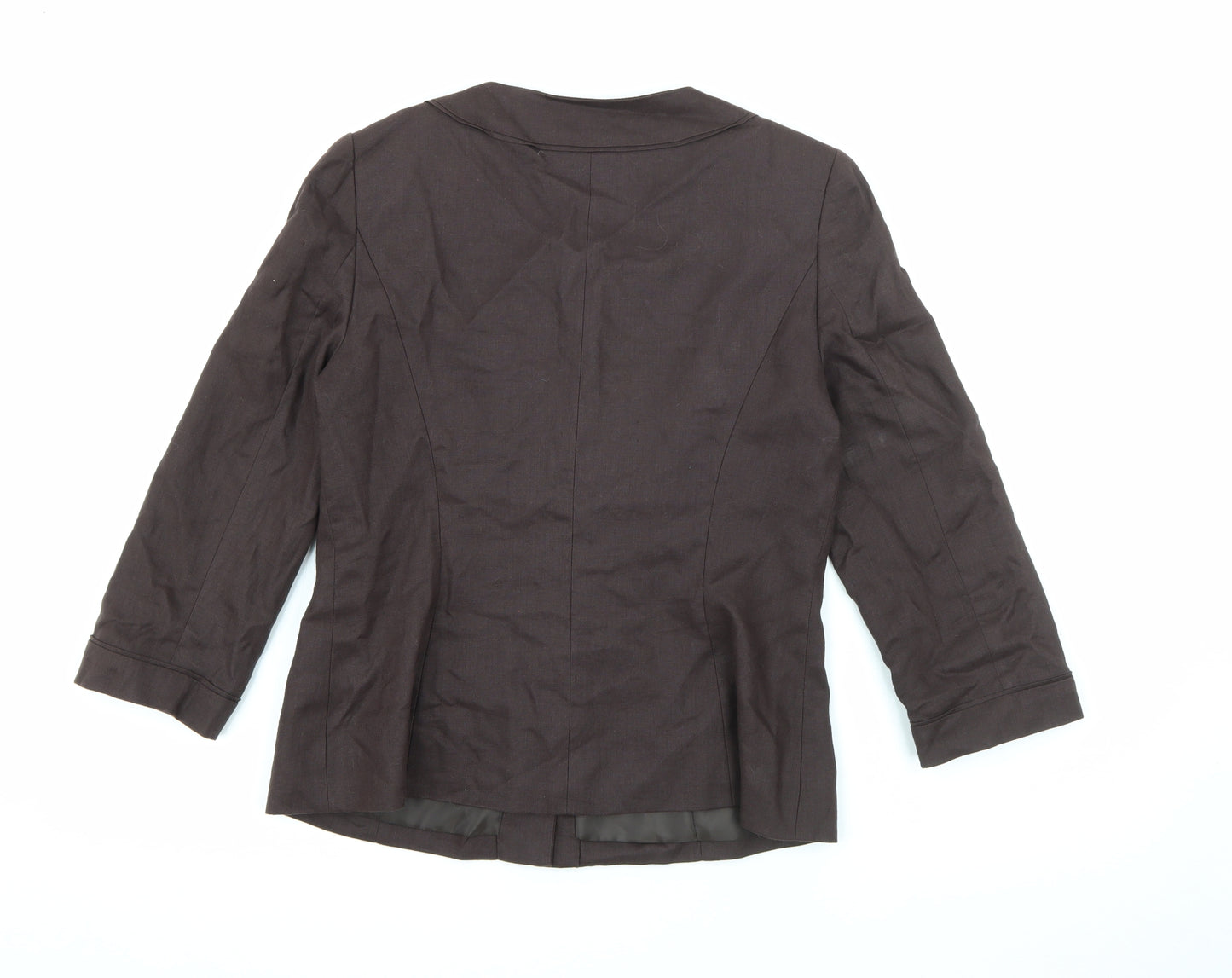 Precis Womens Brown   Jacket  Size 8  Button