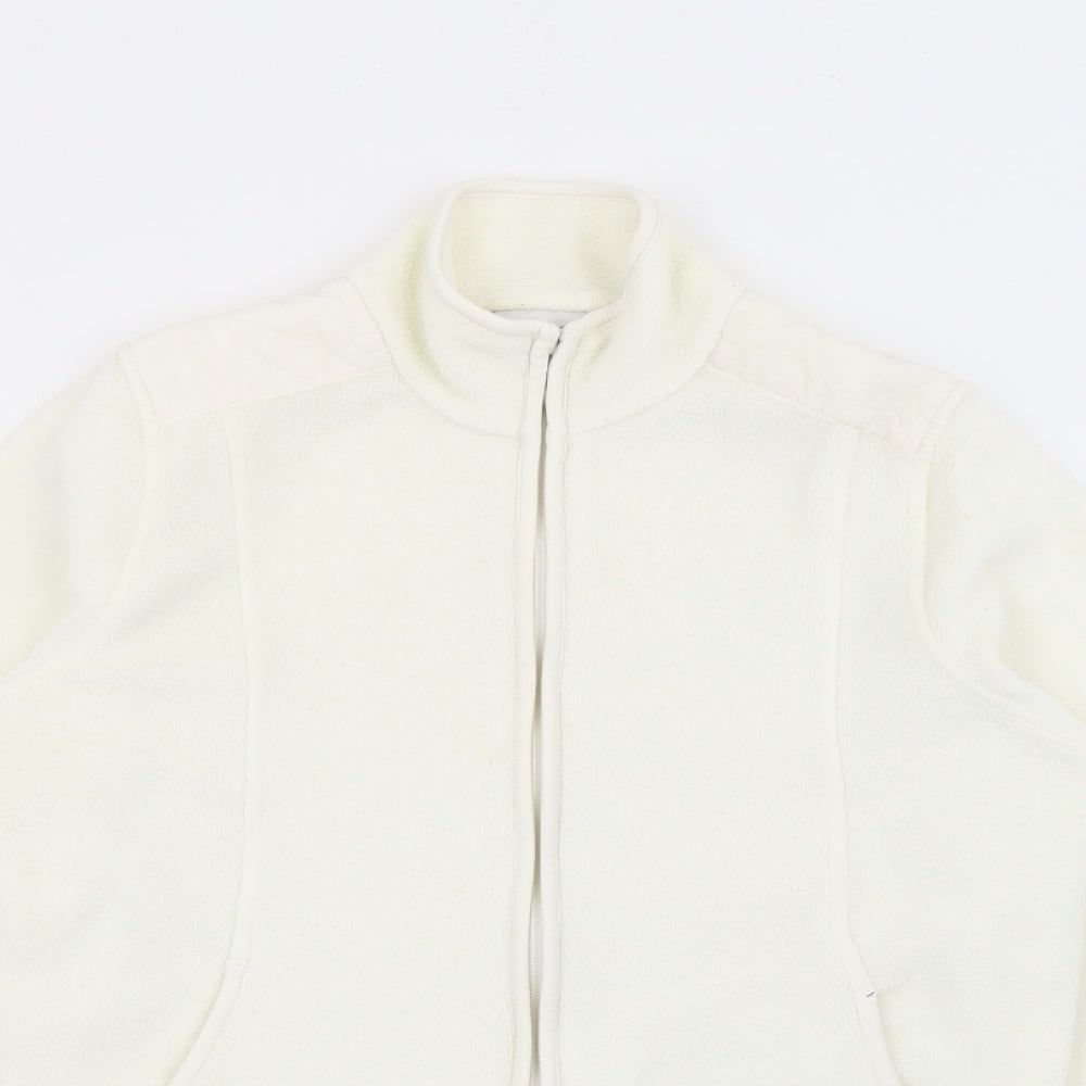 NEXT Womens White   Jacket  Size 12  Zip