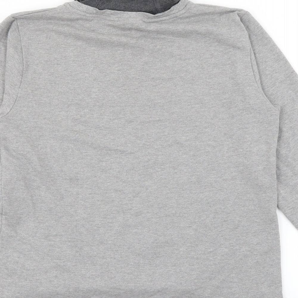 NEXT Boys Grey  Cotton Pullover Hoodie Size 16 Years