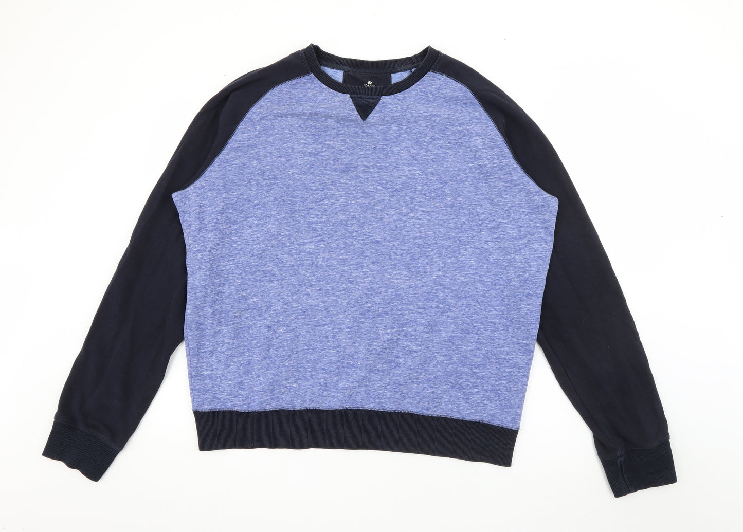 Matalan Mens Blue  Cotton Pullover Sweatshirt Size XL