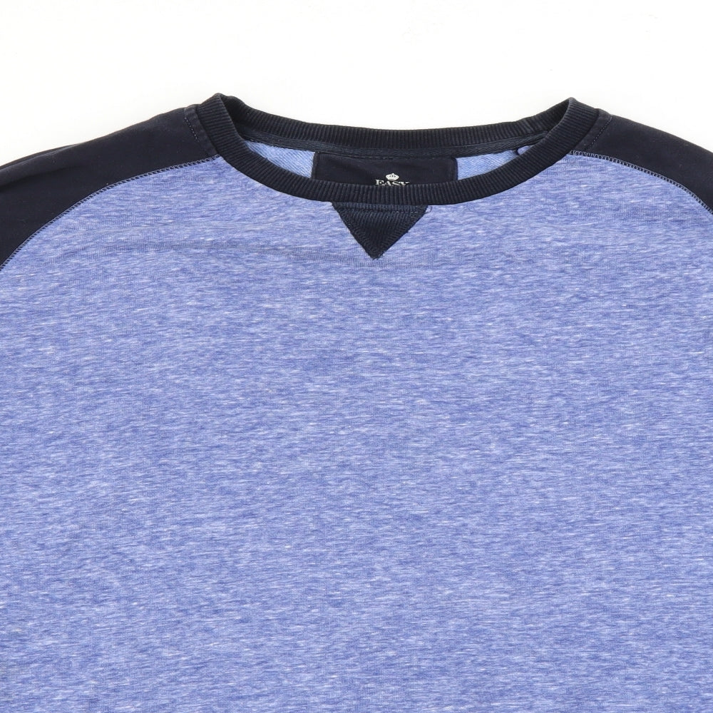 Matalan Mens Blue  Cotton Pullover Sweatshirt Size XL