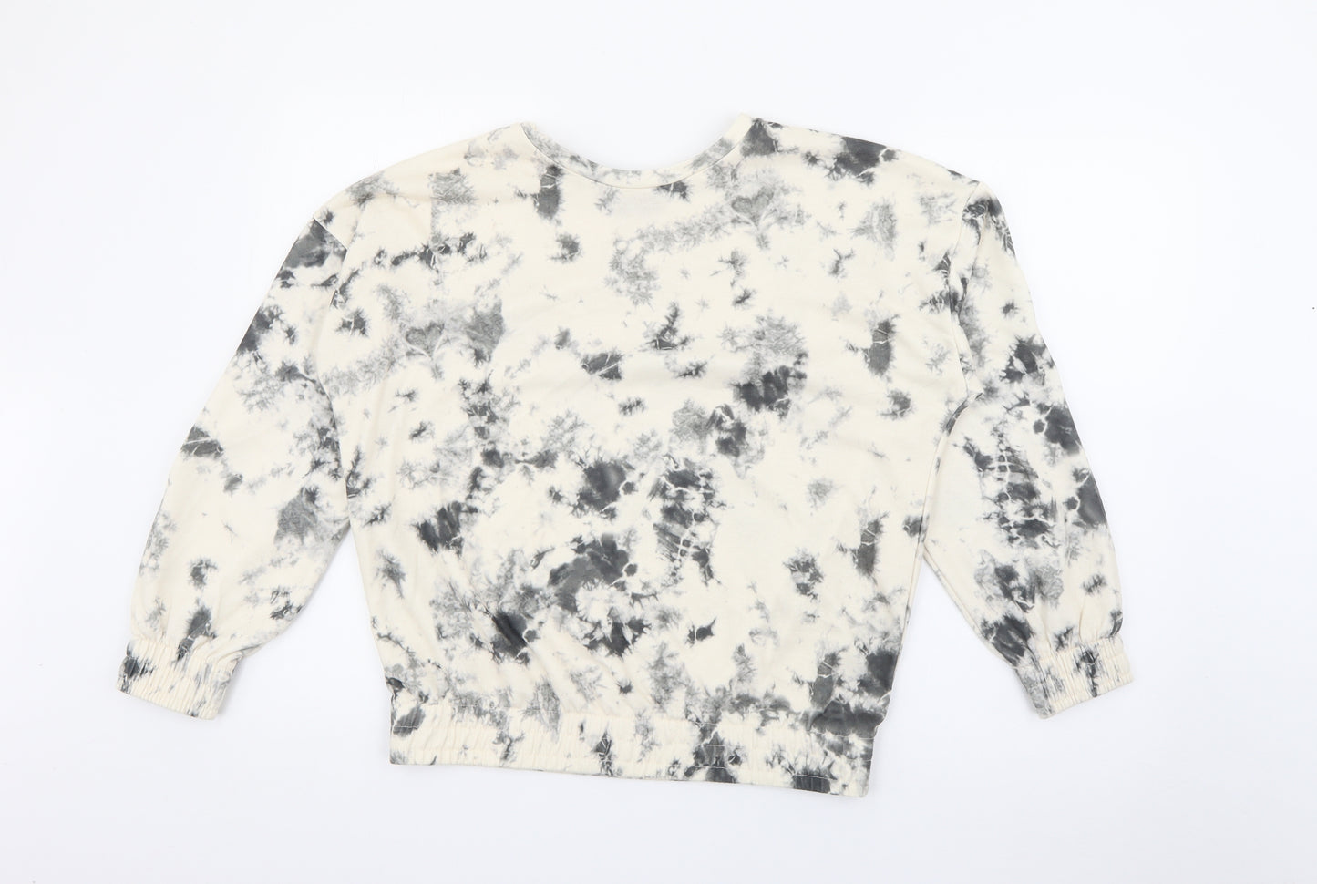 F&F Womens Ivory  Polyester Pullover Sweatshirt Size 10