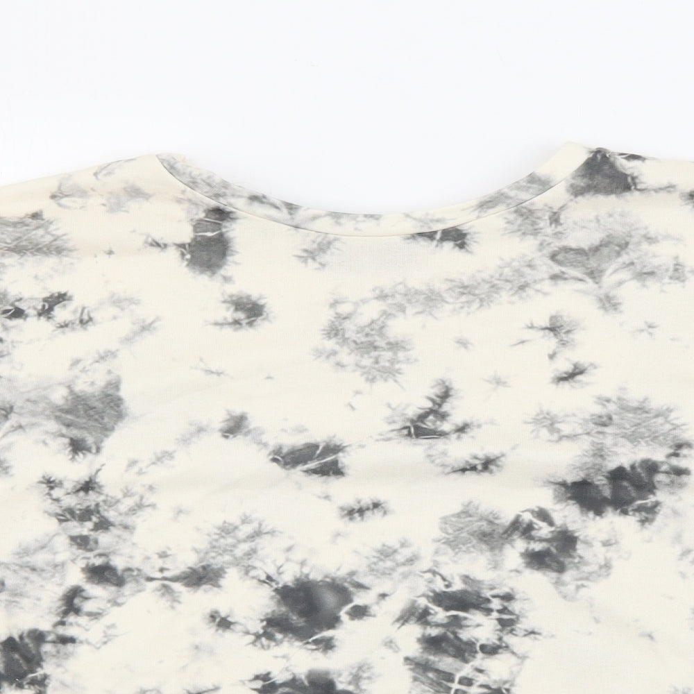 F&F Womens Ivory  Polyester Pullover Sweatshirt Size 10