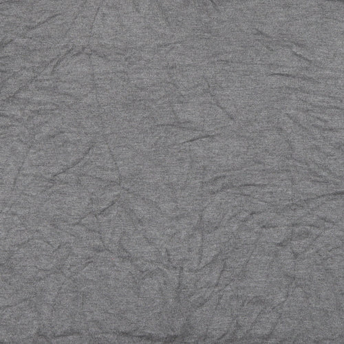 F&F Womens Grey High Neck  Viscose Pullover Jumper Size 14