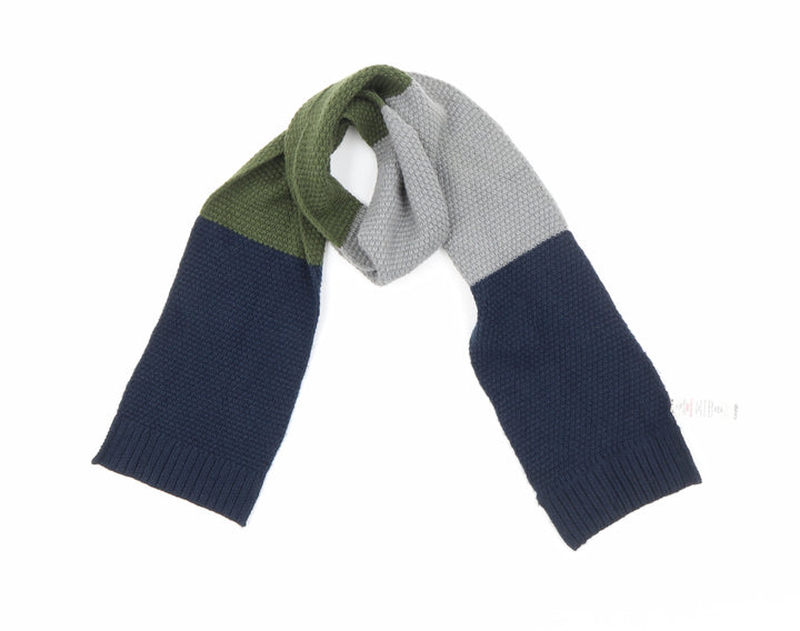 George Unisex Multicoloured Colourblock Viscose Scarf One Size