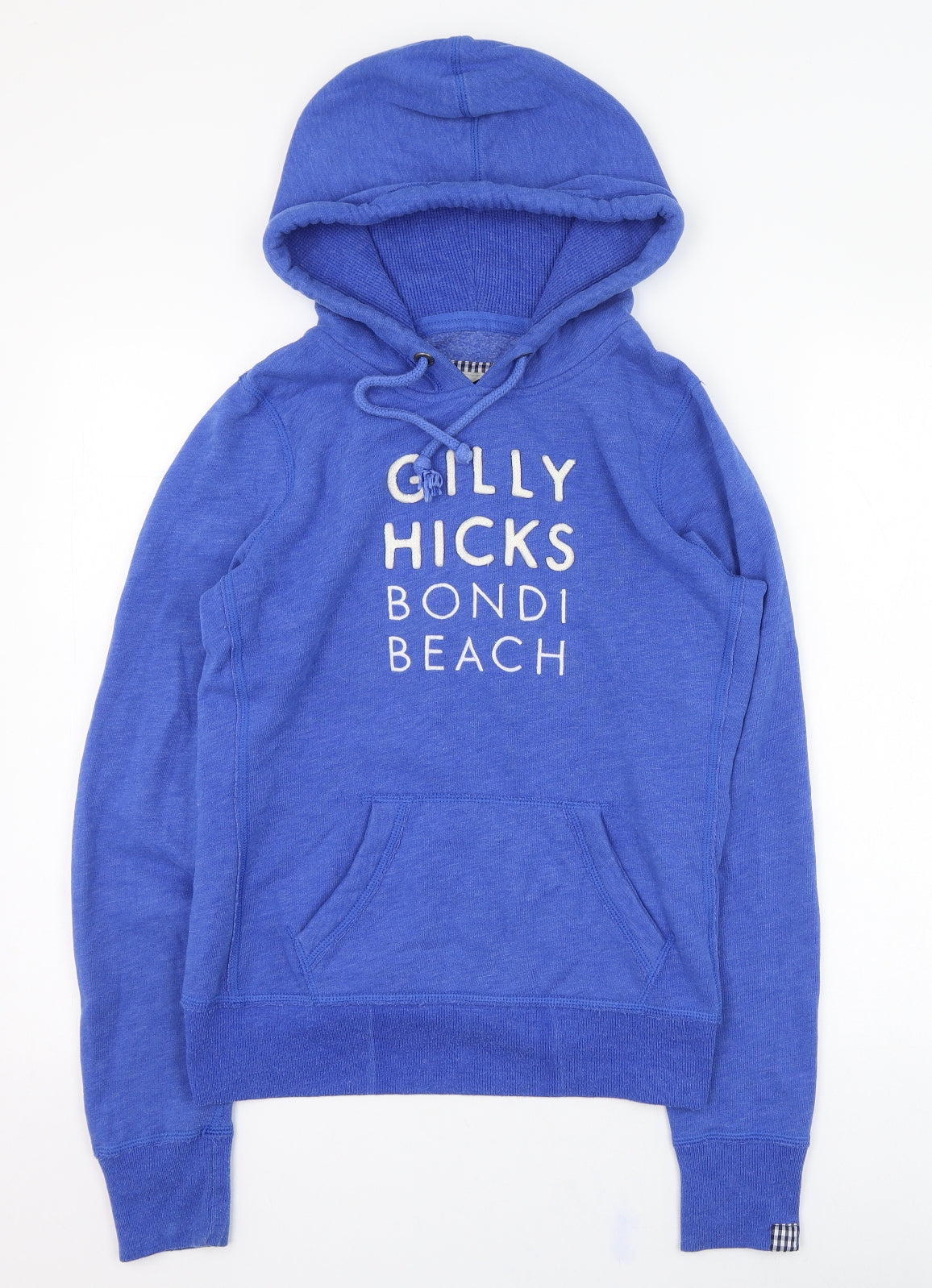 Gilly Hicks Womens Blue  Cotton Pullover Hoodie Size M  Pullover