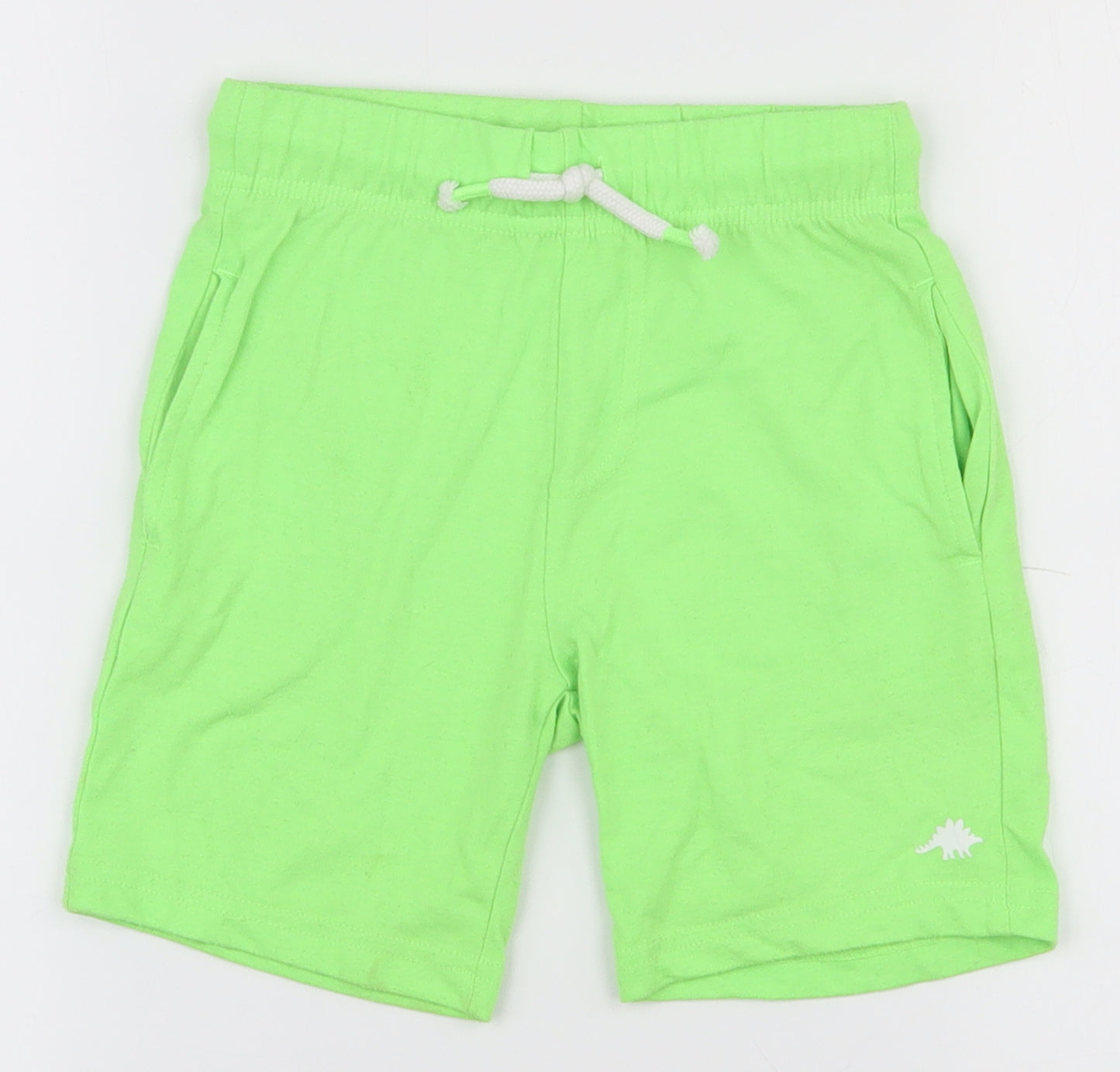 F&F Boys Green  Polyester Sweat Shorts Size 3-4 Years  Regular Drawstring