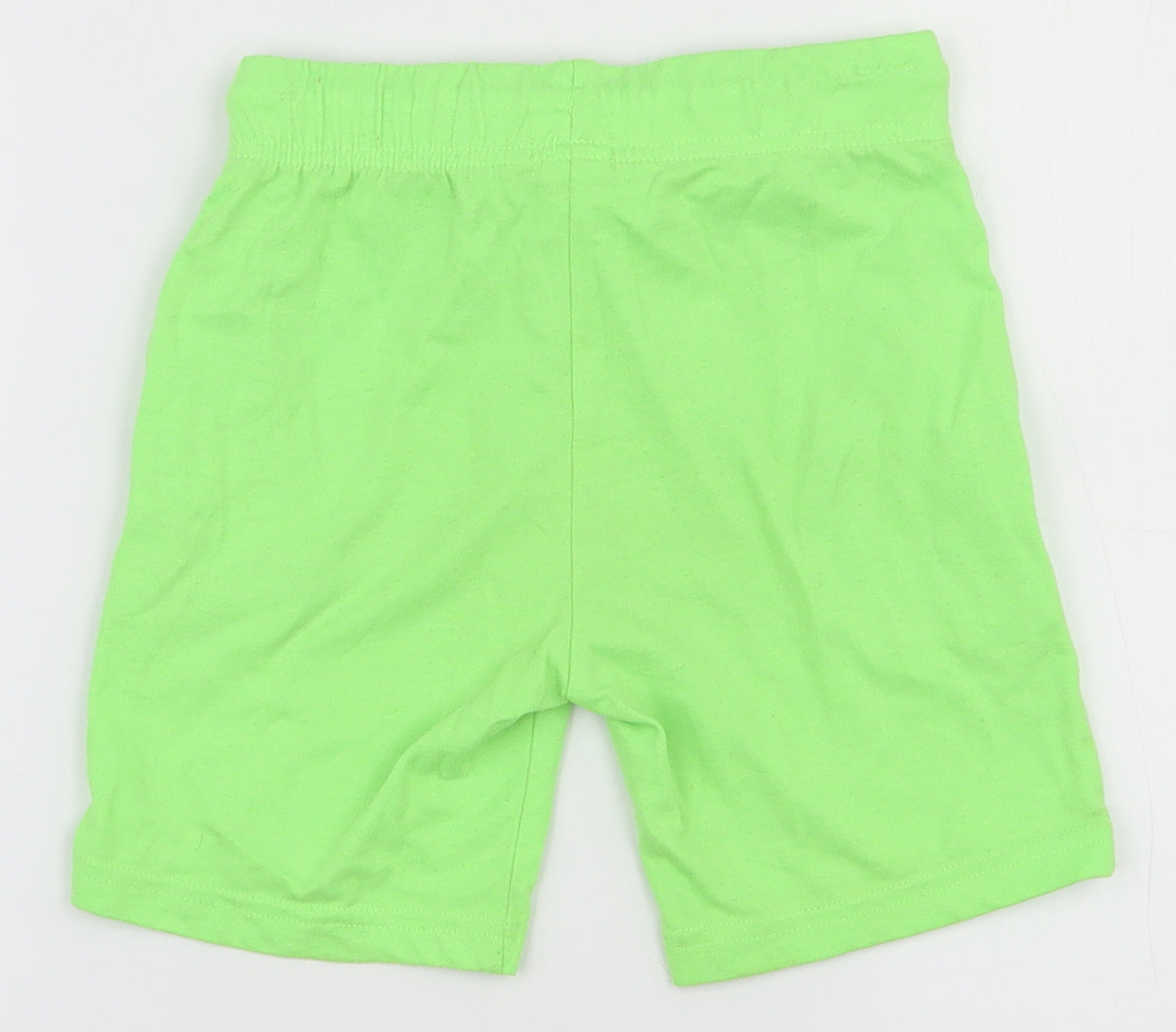 F&F Boys Green  Polyester Sweat Shorts Size 3-4 Years  Regular Drawstring