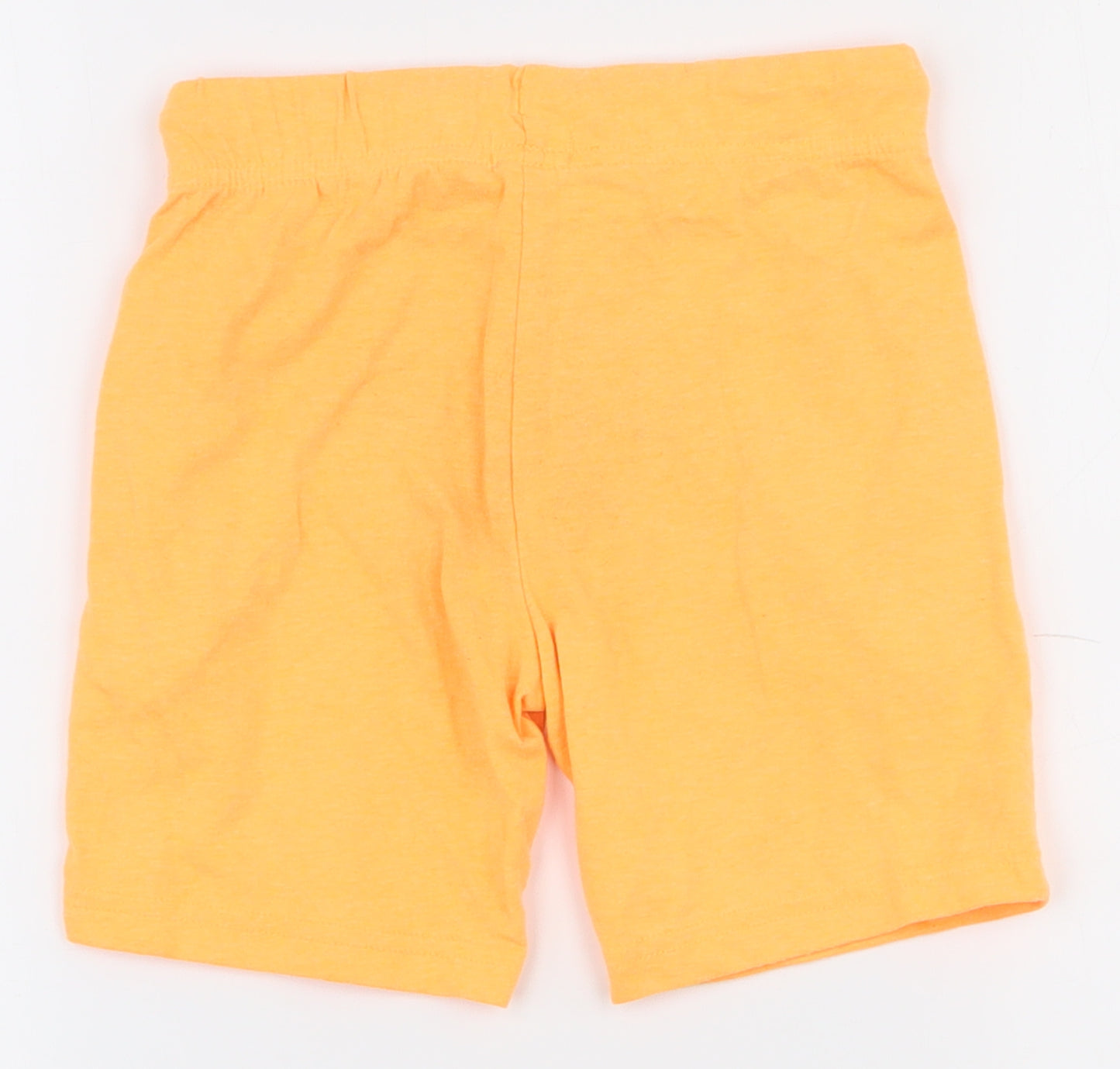 F&F Boys Orange  Polyester Sweat Shorts Size 4-5 Years  Regular Drawstring