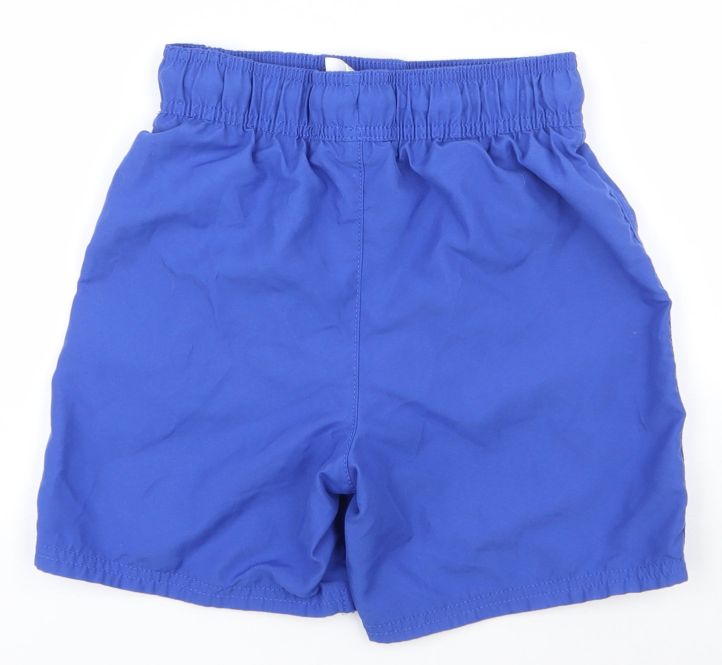 George Boys Blue  Polyester Sweat Shorts Size 8-9 Years  Regular Drawstring
