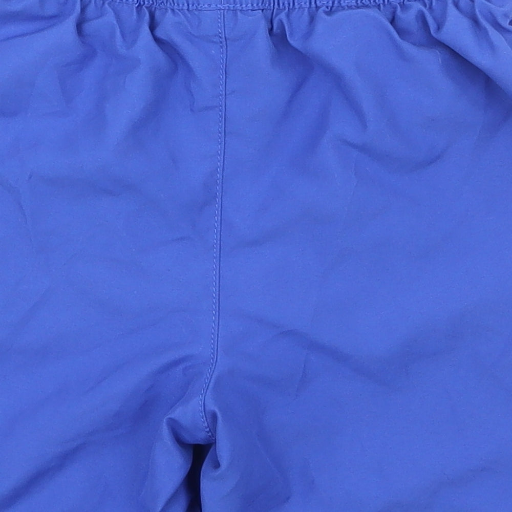 George Boys Blue  Polyester Sweat Shorts Size 8-9 Years  Regular Drawstring