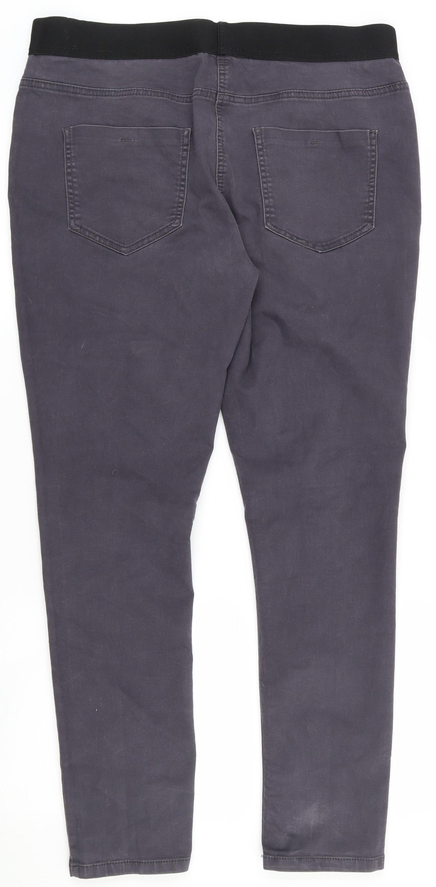 George Womens Black  Cotton Jegging Leggings Size 18 L29 in
