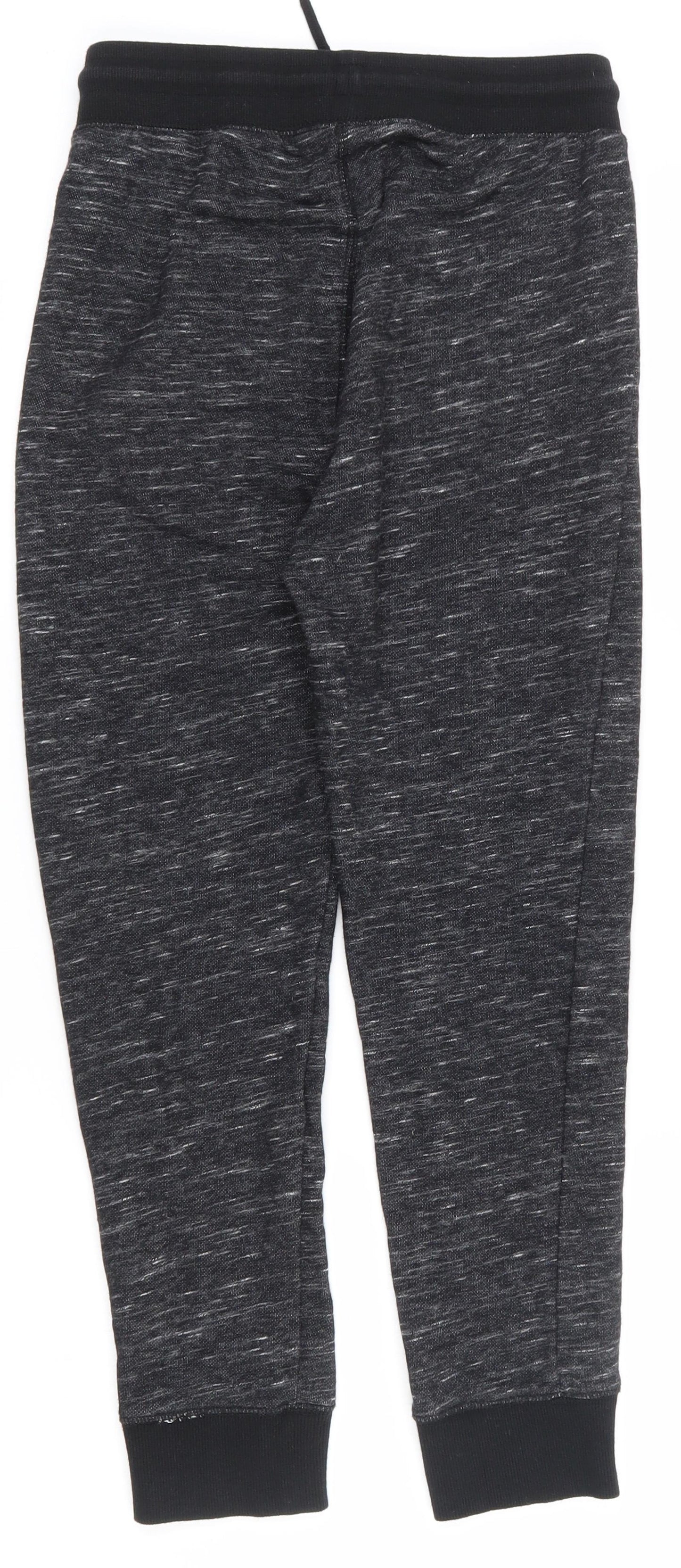 H&M Boys Grey  Cotton Jegging Trousers Size 11-12 Years  Regular Drawstring
