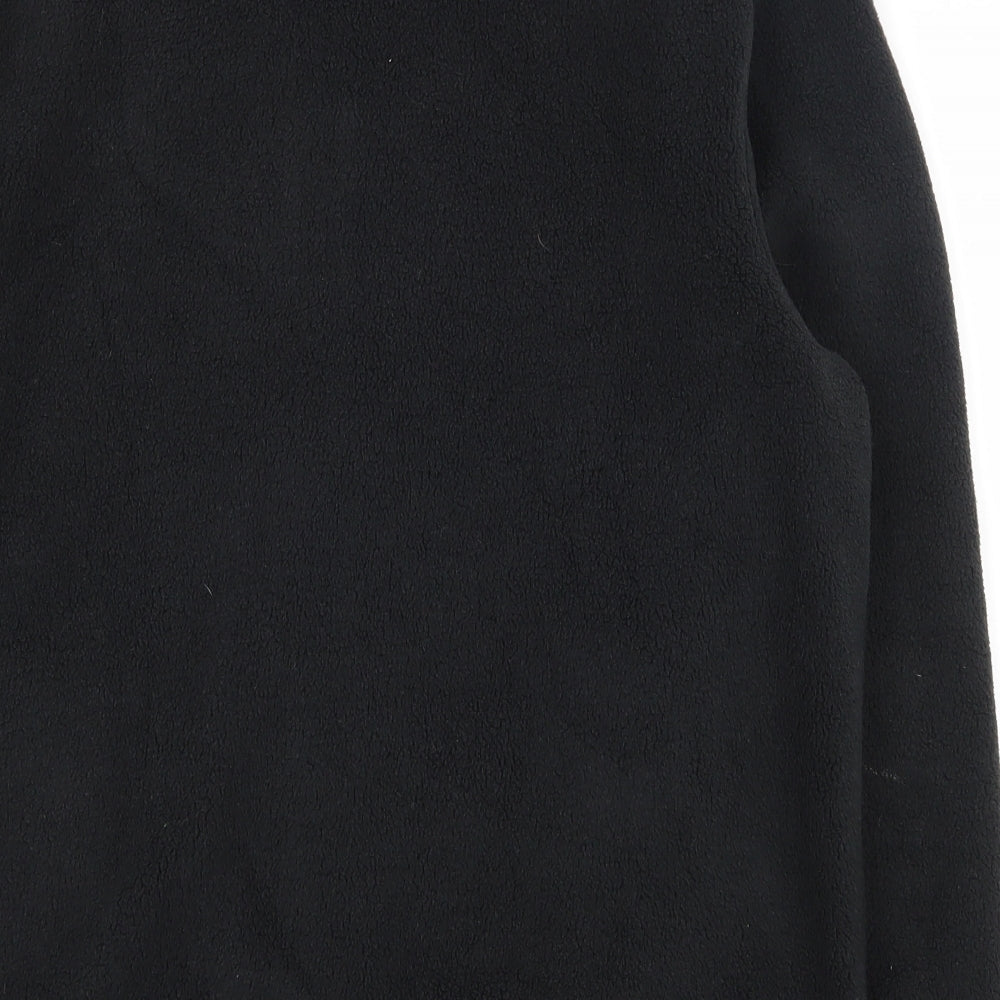 Dunnes Stores Mens Black  Polyester Full Zip Sweatshirt Size L