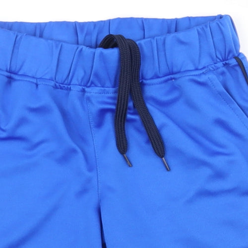 Dunnes Stores Boys Blue  100% Polyester Sweat Shorts Size 8-9 Years  Regular Drawstring