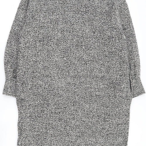 Primark Womens Grey   Overcoat Coat Size 10  Button