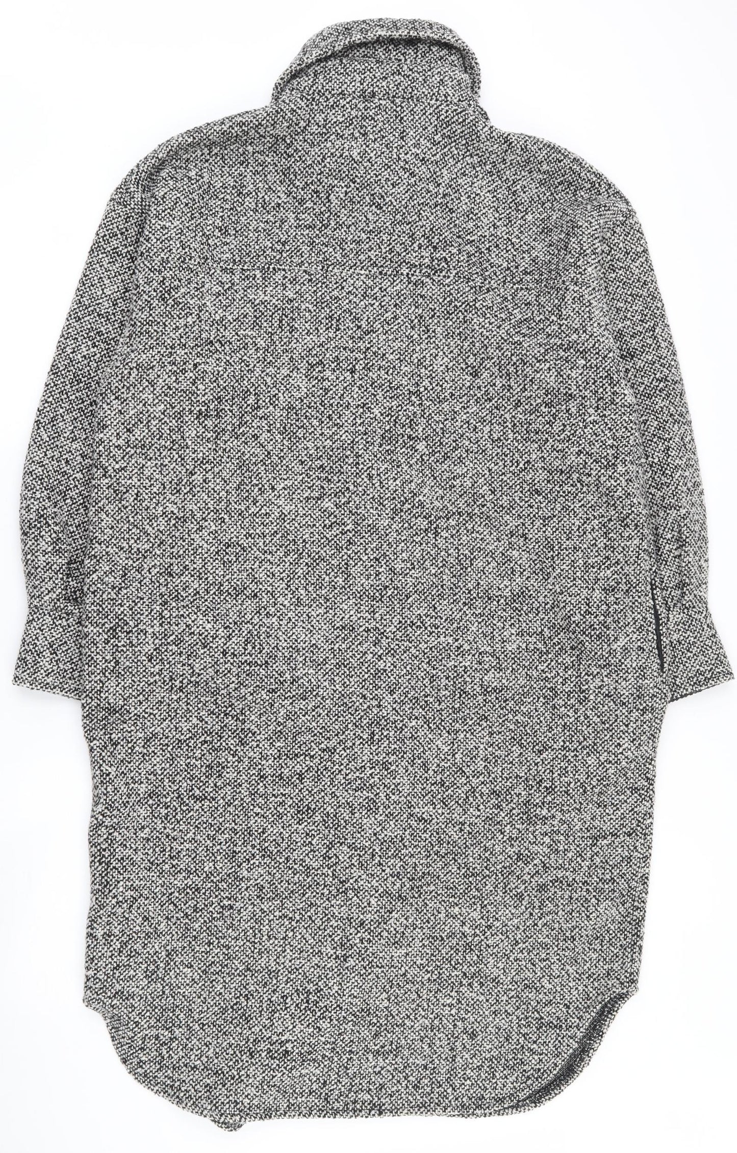 Primark Womens Grey   Overcoat Coat Size 10  Button