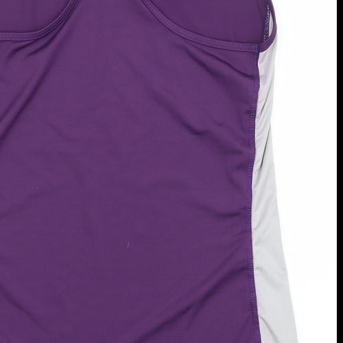 Armatura Womens Purple  Polyester Basic Tank Size L Round Neck Pullover