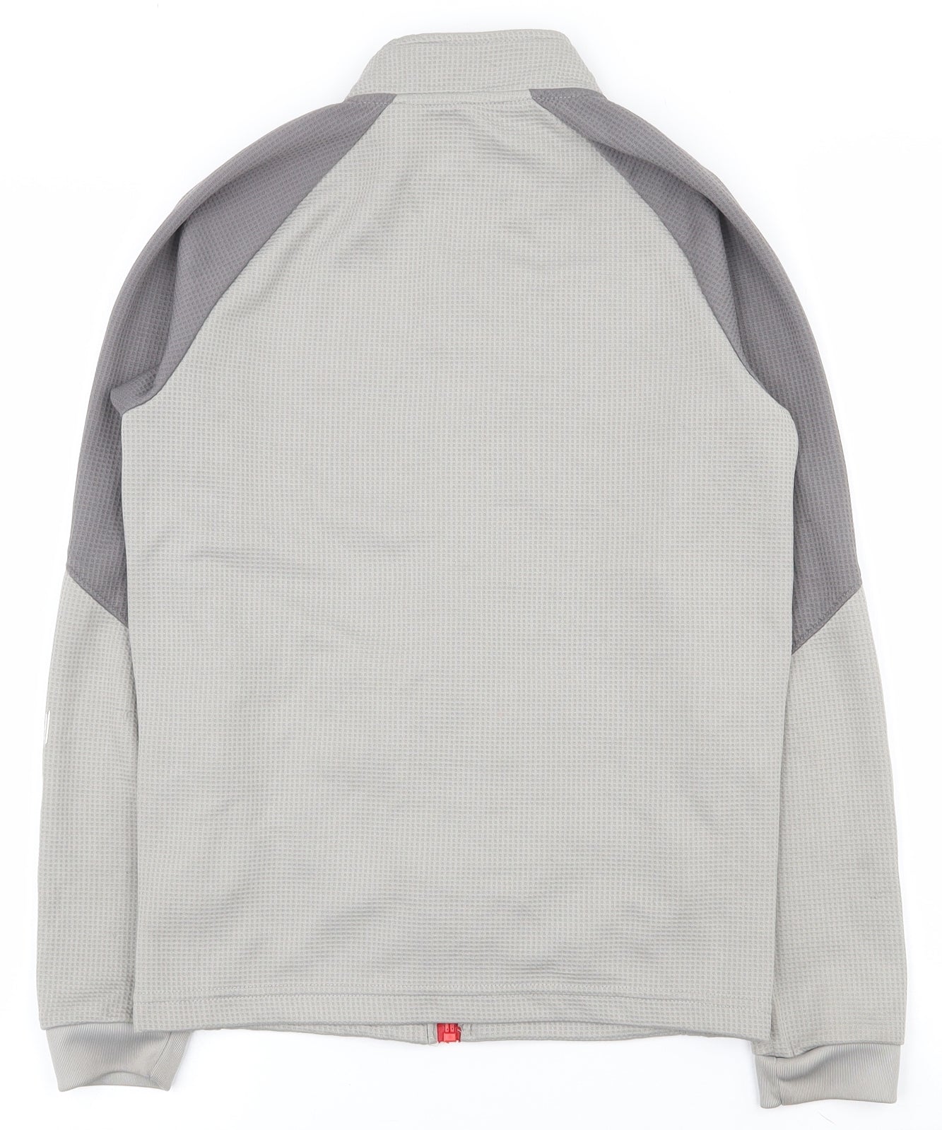 Hummel Boys Grey  100% Polyester Full Zip Sweatshirt Size 12 Years  Zip