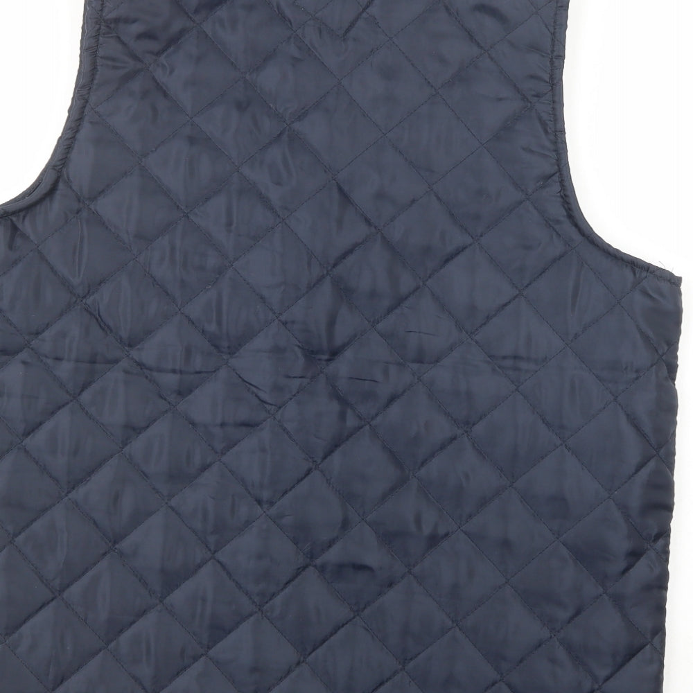 Bodytech Mens Blue   Gilet Waistcoat Size M  Snap