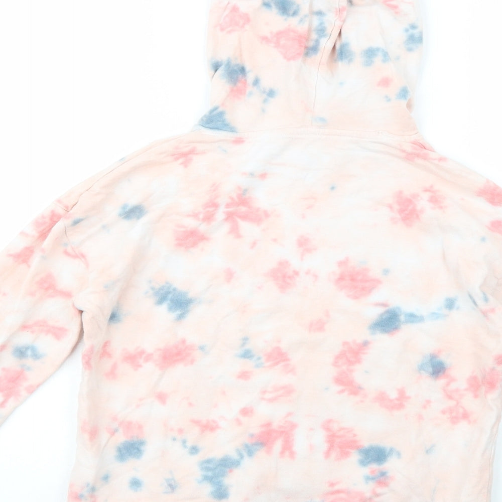 DKNY Girls Pink  Cotton Pullover Sweatshirt Size 12-13 Years  Pullover - Tie Dye