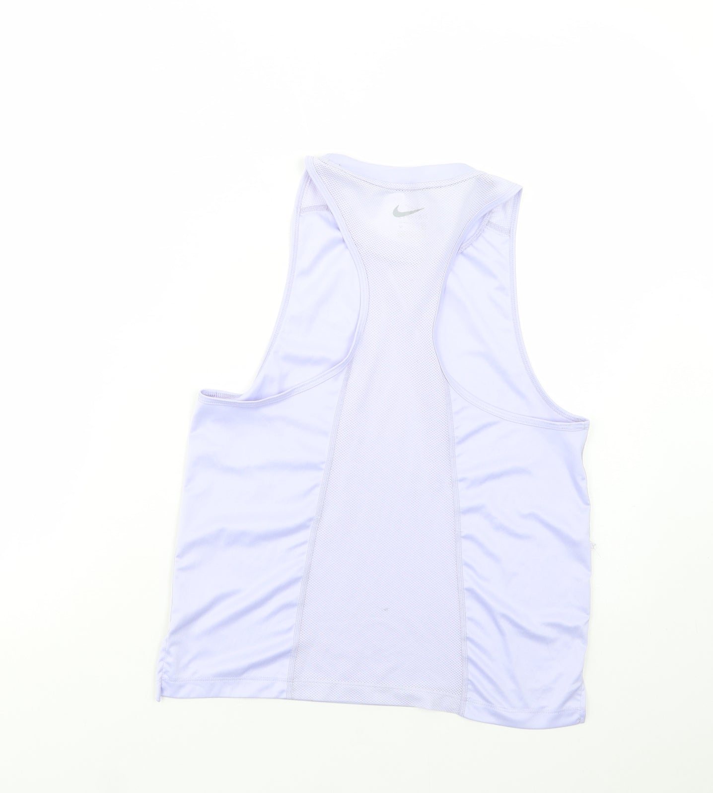 Nike Womens Purple  Polyester Pullover Tank Size S Scoop Neck Pullover