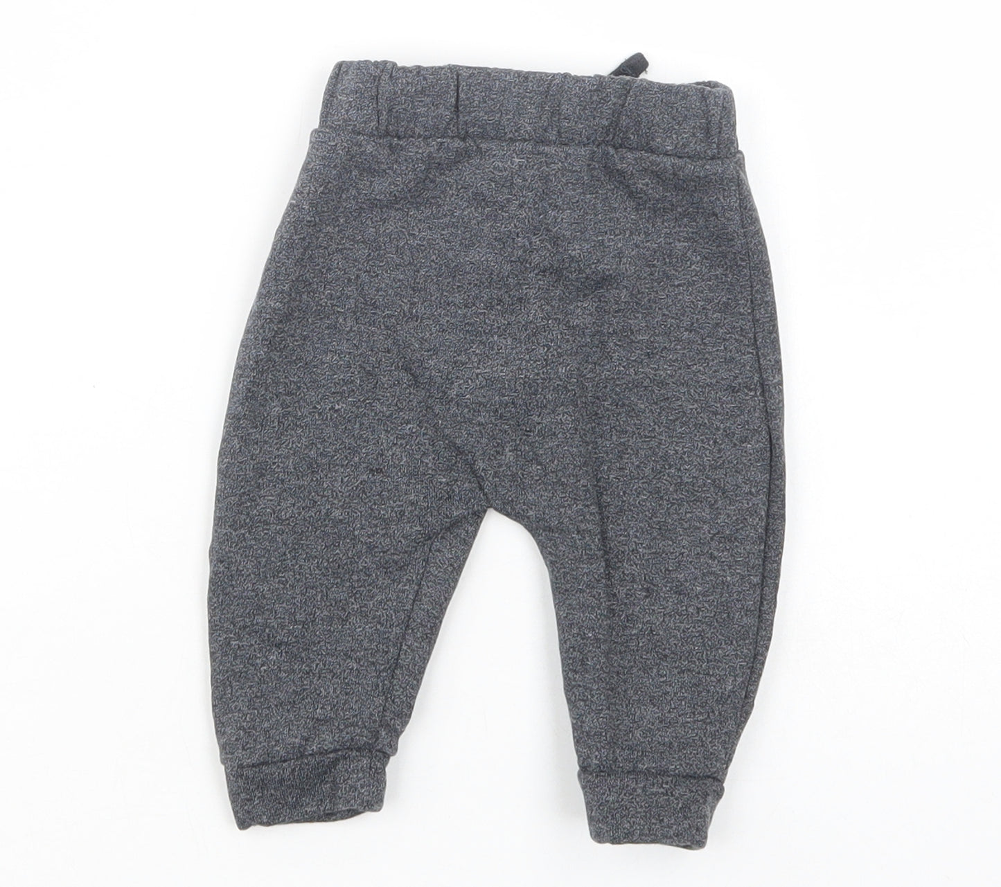 TU Baby Grey  Cotton Jogger Trousers Size 3-6 Months  Drawstring