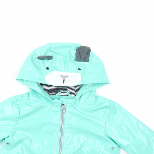 NEXT Baby Green   Rain Coat Coat Size 9-12 Months   Zip