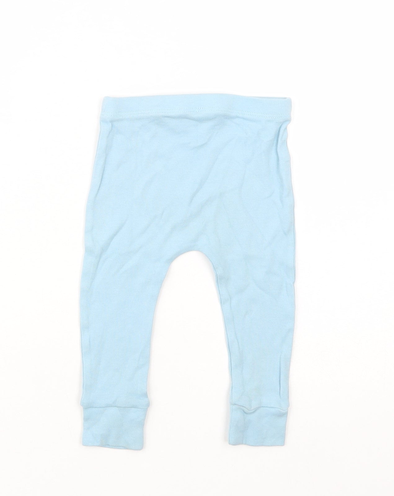 George Baby Blue  Cotton Jogger Leggings Size 6-9 Months  Drawstring - Winnie the Pooh