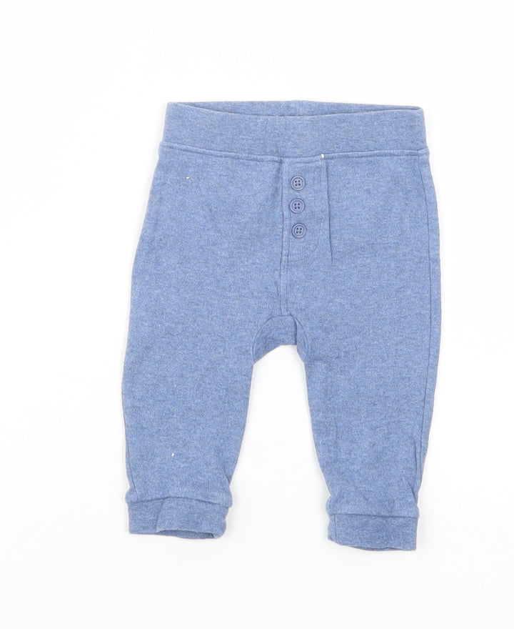 George Baby Blue  Cotton Pedal Pusher Leggings Size 3-6 Months