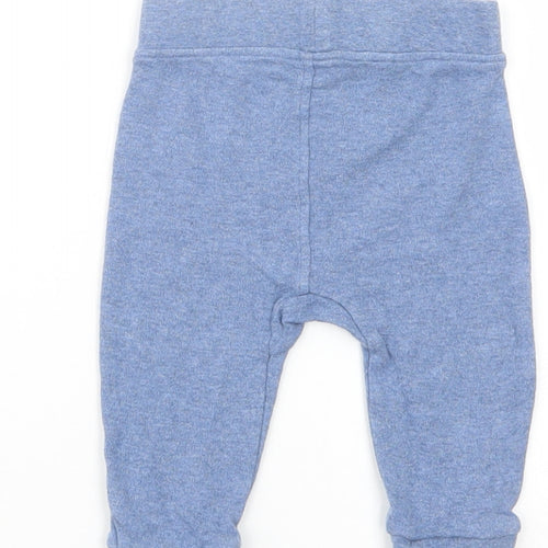 George Baby Blue  Cotton Pedal Pusher Leggings Size 3-6 Months