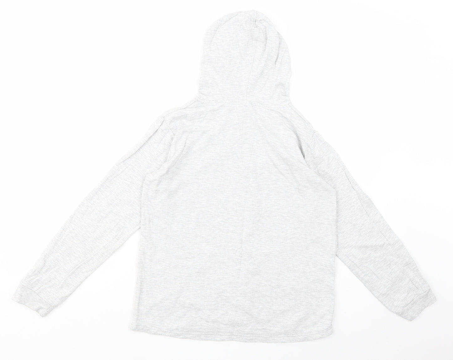 Peacocks Girls Grey  Cotton Pullover Hoodie Size 12-13 Years  Pullover - Sweet Dreams