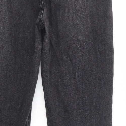SheIn Womens Black  Cotton Skinny Jeans Size S L28 in Regular Button
