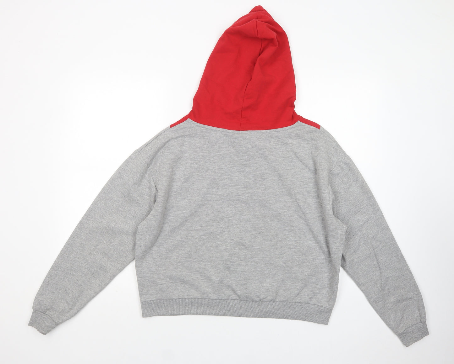 Primark Womens Grey  Polyester Pullover Hoodie Size 12  Zip - Stranger Things