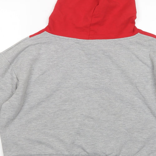 Primark Womens Grey  Polyester Pullover Hoodie Size 12  Zip - Stranger Things