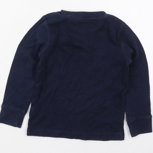 NEXT Boys Blue  Cotton Pullover Sweatshirt Size 3 Years  Pullover
