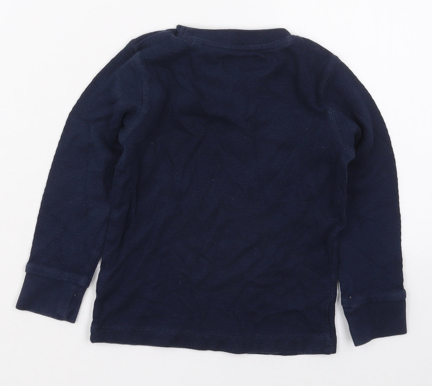 NEXT Boys Blue  Cotton Pullover Sweatshirt Size 3 Years  Pullover
