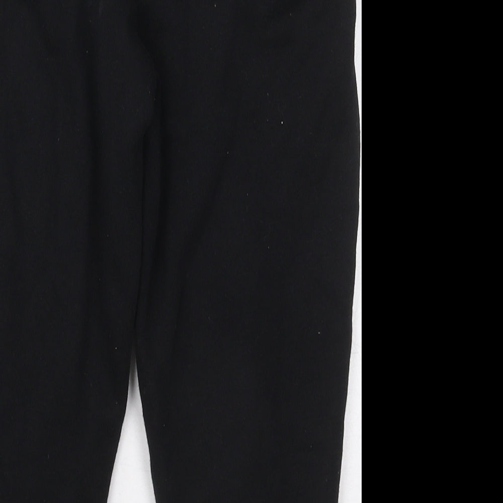 Primark Boys Black  Cotton Sweatpants Trousers Size 5-6 Years  Regular Drawstring