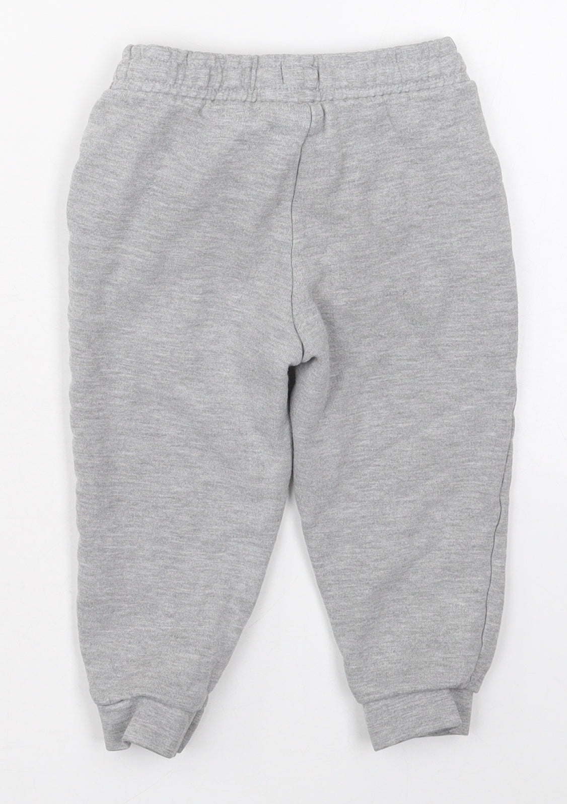 River Island Boys Grey  Cotton Sweatpants Trousers Size 2-3 Years  Regular Drawstring