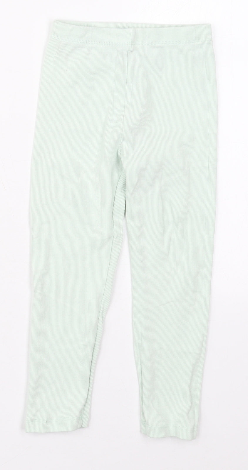 Matalan Girls Green  Cotton Carrot Trousers Size 3-4 Years  Regular