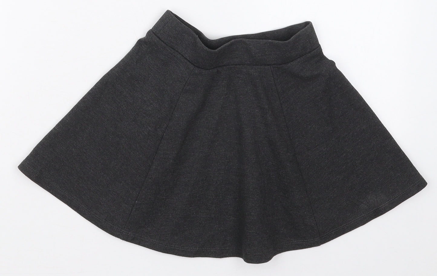 George Girls Grey  Polyester Skater Skirt Size 4-5 Years  Regular
