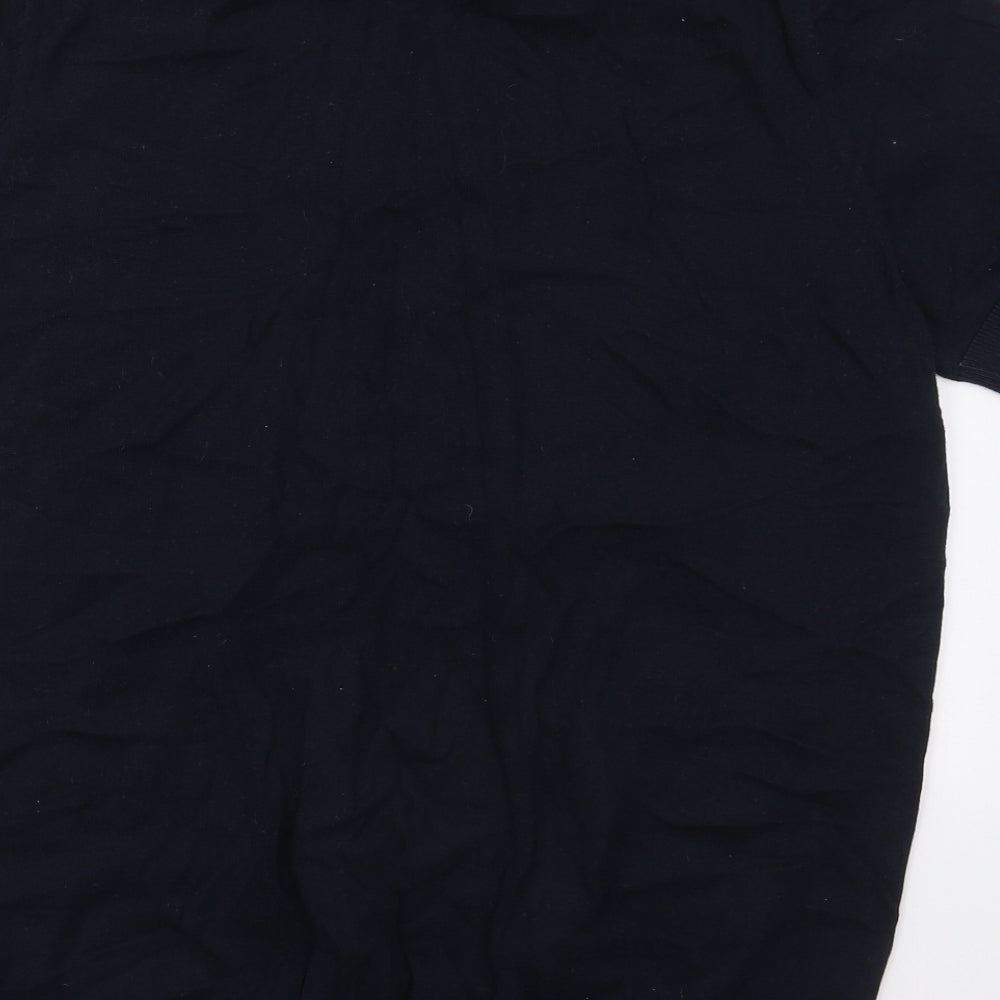 Ben Sherman Mens Blue  Cotton  Polo Size L Collared Pullover